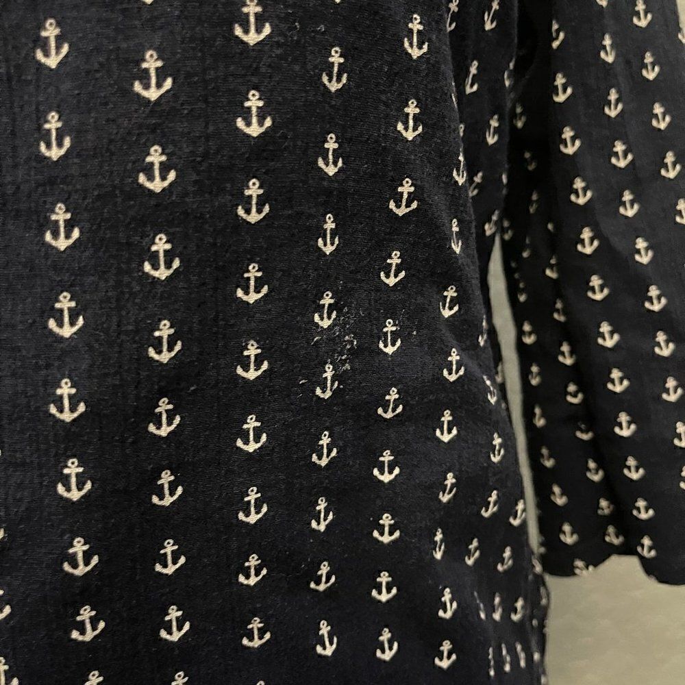 J. Crew Factory Tunic /Swim Cover Navy - Picture 4 of 9